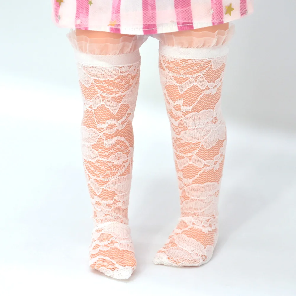 American doll new fashion lace leg socks, fishnet stockings 40-43 cm Cinderella girl gift