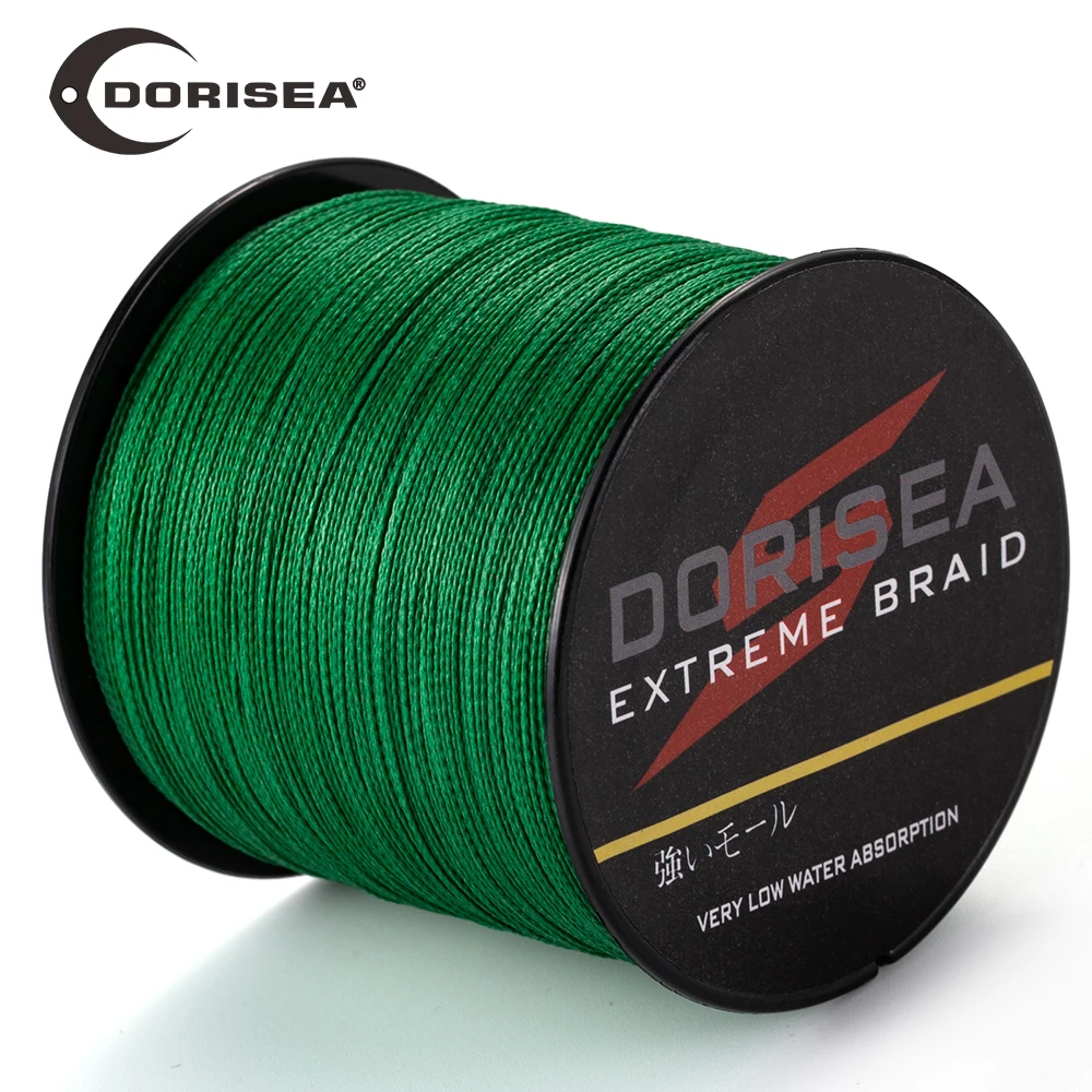 DORISEA 4 Strands Extreme Braided 100M 6LB-100LB PE Multifilament Fishing Line Wire Pesca