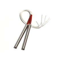 5PCS 13mm Diameter 140~160mm Length Cartridge Heater 304SUS Single Head Heating Tube 570W/590W/600W/630W/650W Resistance Part