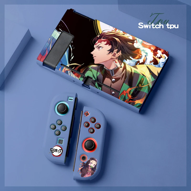 

Anime Cartoon TPU Soft Protection Shell Case For Nintendo Switch ame Console Back Cover Shell For Nintend Switch Accessories