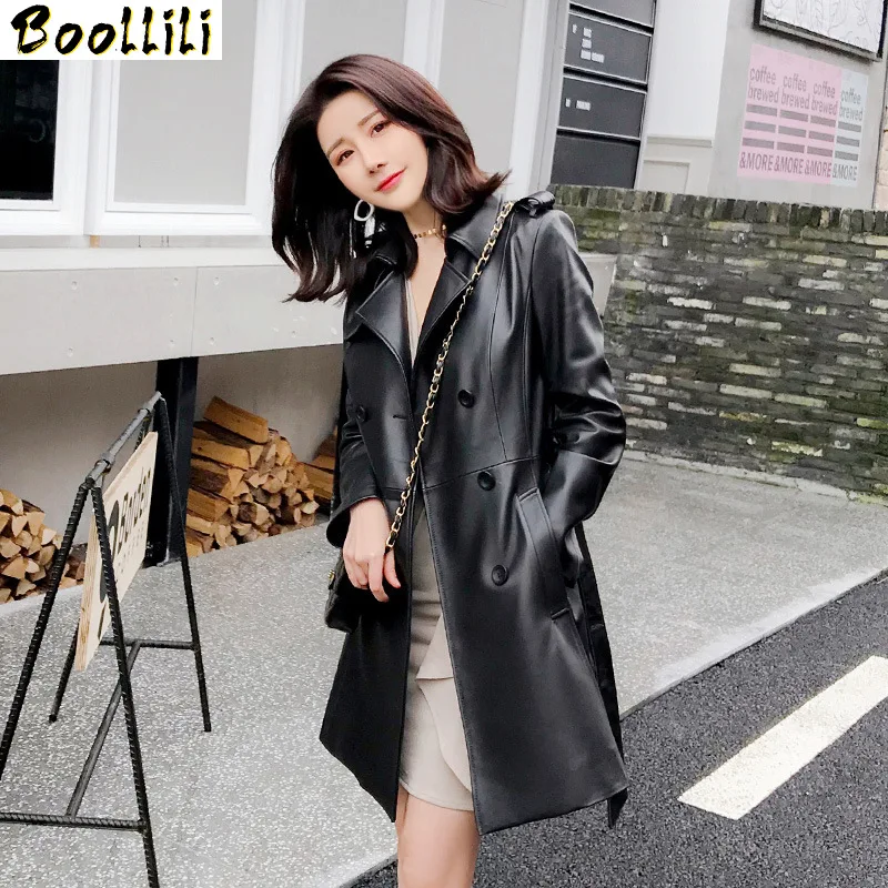 

Fur Boollili Women's Coat Female Real Leather Jacket Korean Genuine Leather Jacket Women Clothes 2023 Elegant Sheepskin Coat