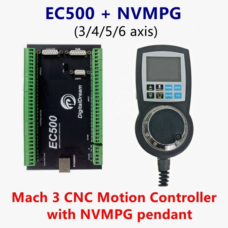 EC500 460 Khz /4/5/6 osi Mach 3 sterownik ruchu CNC z zawieszką NVMPG do frezarki CNC naprawa maszyn frezarskich