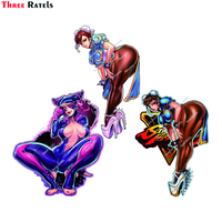 Three Ratels E130 Anime Game Role Chun Li 2 Stikers And Decaks For  Passat B5  Car Stickers Vinyl Material Waterproof Property