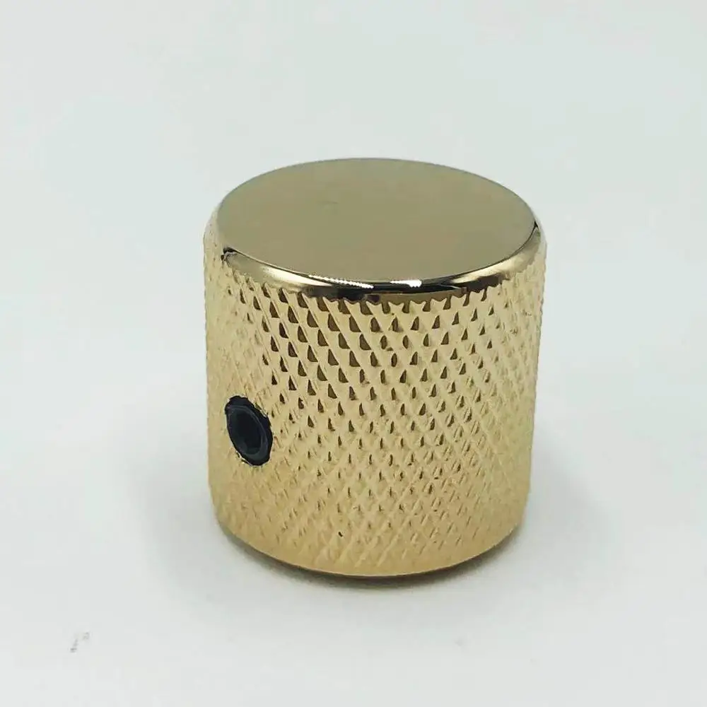 

Gold Metal Flat top Knob Volume Tone Control Knobs for Electric Bass Guitar,Made in Korea