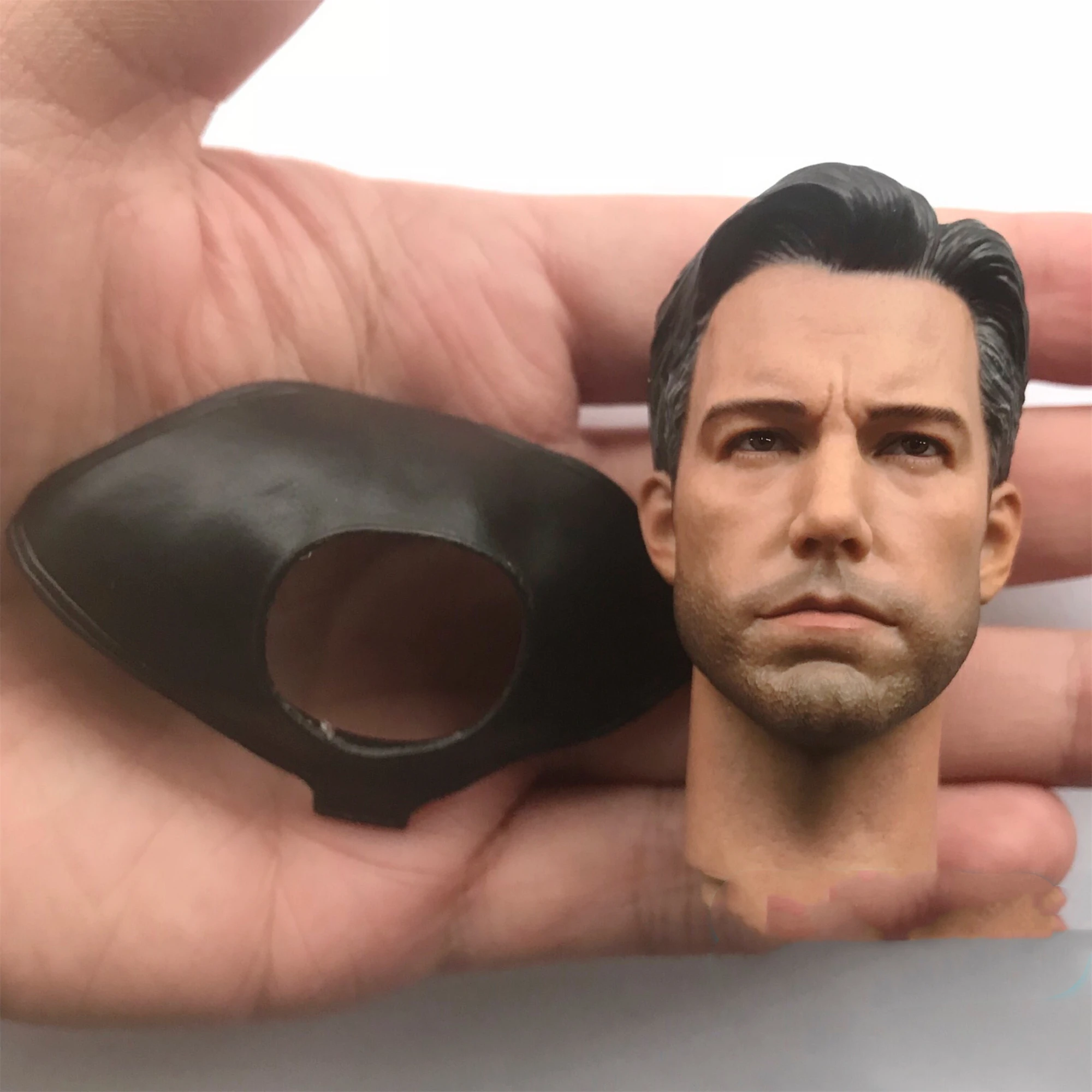 1/6 Big Ben Bruce Wayne Ben Affleck Head Sculpt With Collar Rich Man Head Fit 12''COOMODEL Action Figure Body