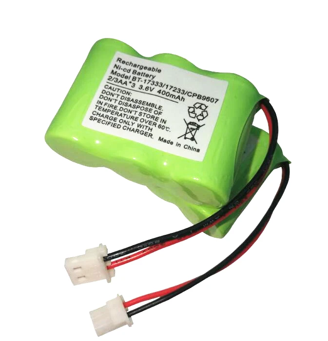 BT-17333 3.6V 400mAh 2/3 AA Ni-CD Battery Home Cell Phone Battery For Vtech BT17333 BT-163345 BT27333 3.6v Rechargeable Battery