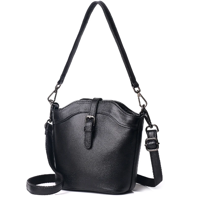 

Genuine Leather Luxury Handbags Women Designer Small Totes Purse Shoulder Crossbody Bags For Ladies Classic Bucket Bag