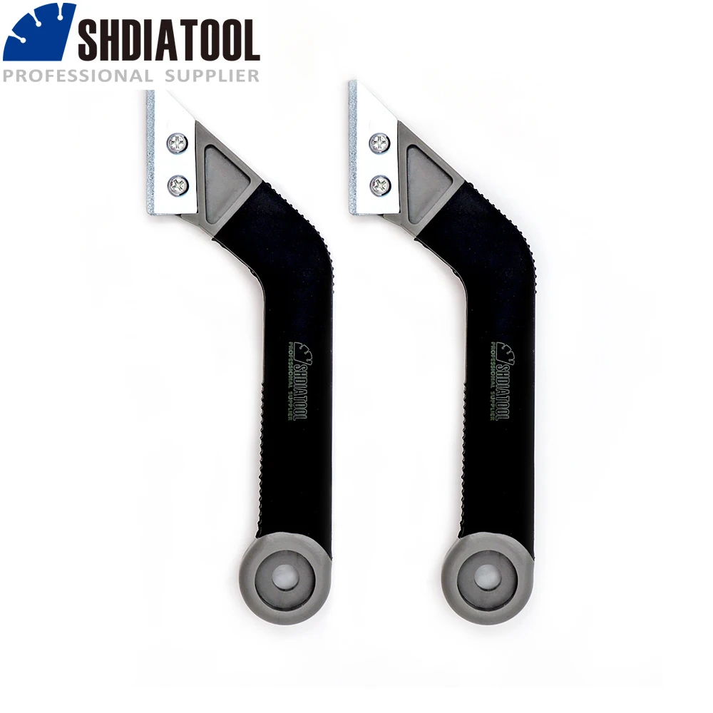 

SHDIATOOL Jointing Pointing Tile Cleaning Remover Tool 2pcs Portable Tungsten Carbide Edge Blade Grout Saw Masonry Tiling Tile