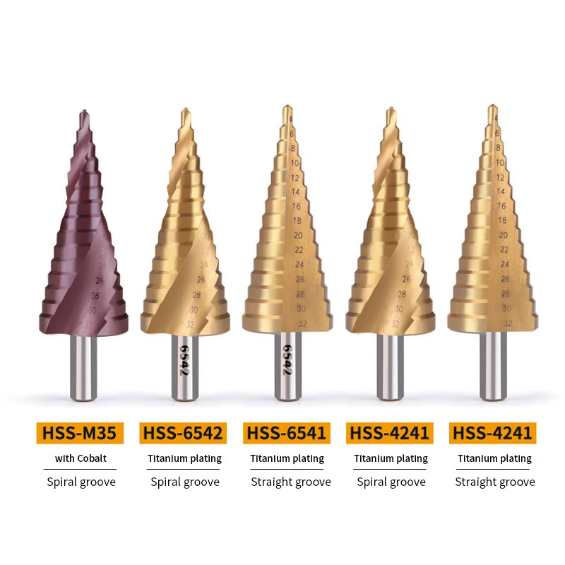 เจดีย์เจาะ Universal Punching ความเร็วสูงสแตนเลสเยอรมันโคบอลต์ที่มีไม้ Metaworking Hole เปิด