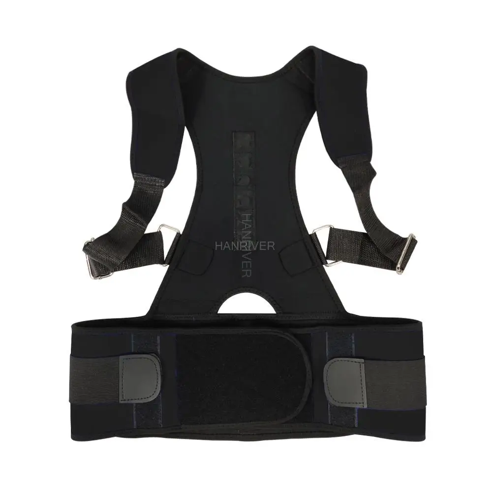 Back posture correction belt Children's anti-humpback spinal deformity orthotic device clavicular fixation magnetic correction b