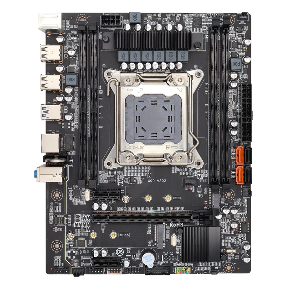 Imagem -02 - Placa-mãe Lga 20113 Soquete Turbo Boost Ddr4 Ram para Intel Lga2011 v3 v4 Xeon e5 i7 Cpu M.2 Nvme Computador Mainboard X99