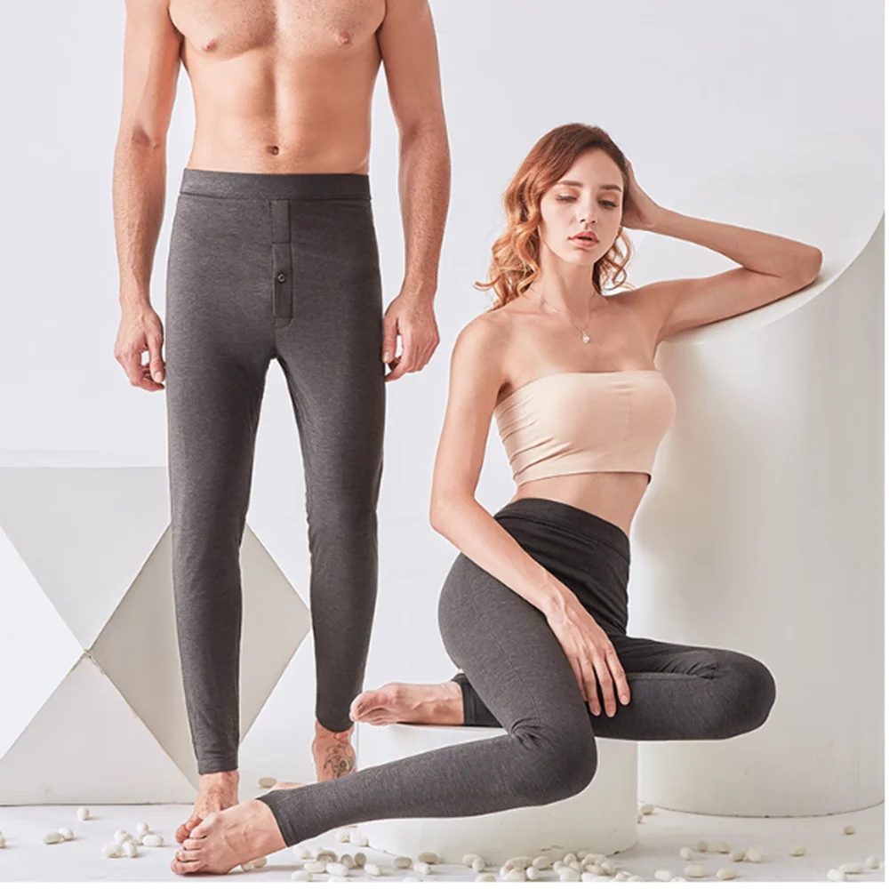 100% silk 5 layer warm winter thermal pants men women underwear men\'s thermal leggings warm trousers mens leggins fleece leginsy