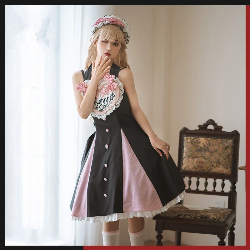 Heartbeat Love Song – robe Lolita adorable pour fille, tenue de tous les jours élégante et Sexy, JSK