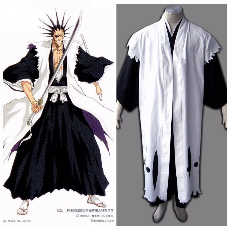 

Bleach Zaraki Kenpachi The team eleven team Robe Cosplay Costume