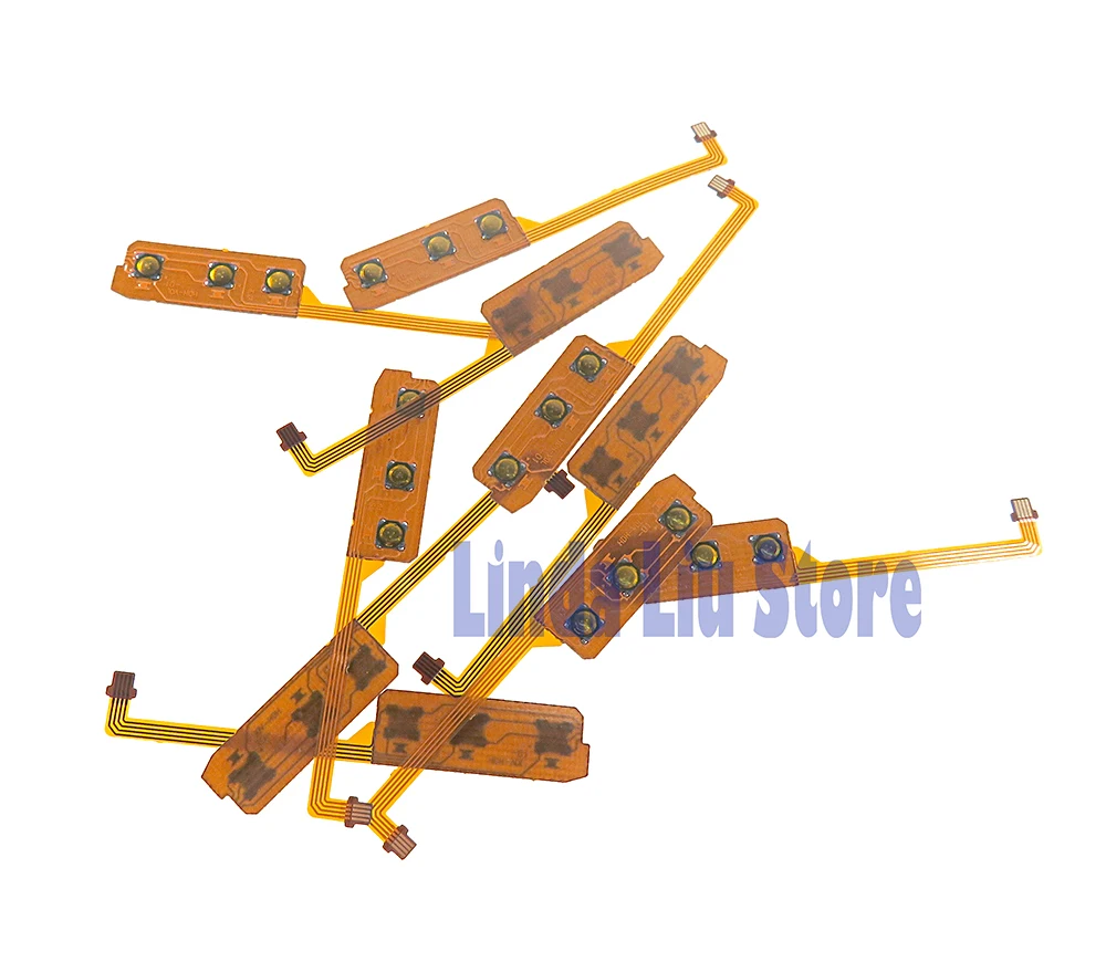 Nintend Switch Lite On OFF 전원 스위치 버튼 NS Lite 게임 콘솔 용 플렉스 케이블 교체 10개