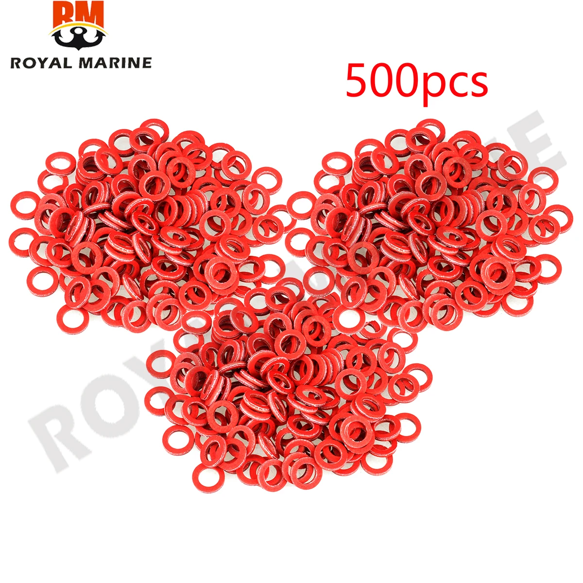 Red Lower casing seal gasket 500 pieces for Parsun outboard motor boat engine parts 332-60006-0 332600060