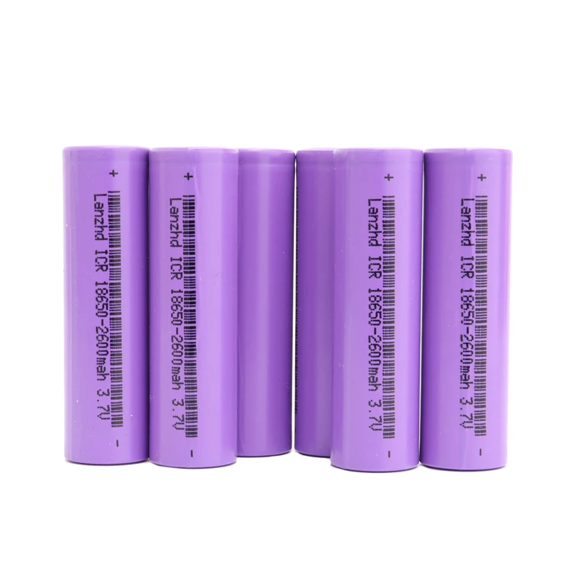 12 PCS 3.7V 18650 batteries lithium 5C Power battery 2600mah Li-lon battery for Electric drill Toy Electronic cigarettes