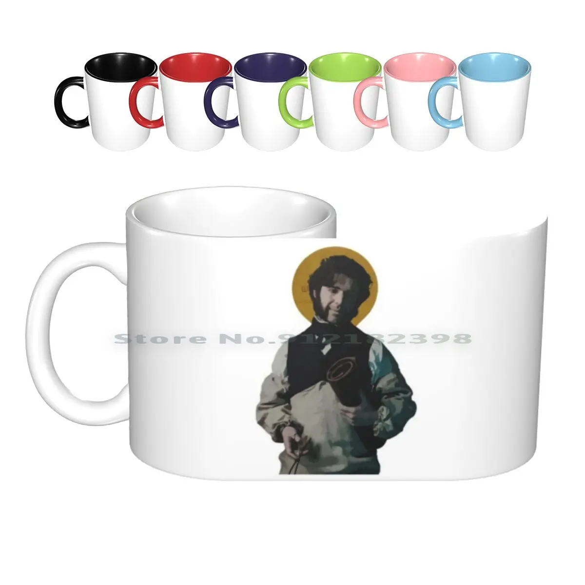 Saint Harry Goodsir Ceramic Mugs Coffee Cups Milk Tea Mug The Terror Amc Goodsir Franklin Erebus Expedition Tv Tv Show Kino