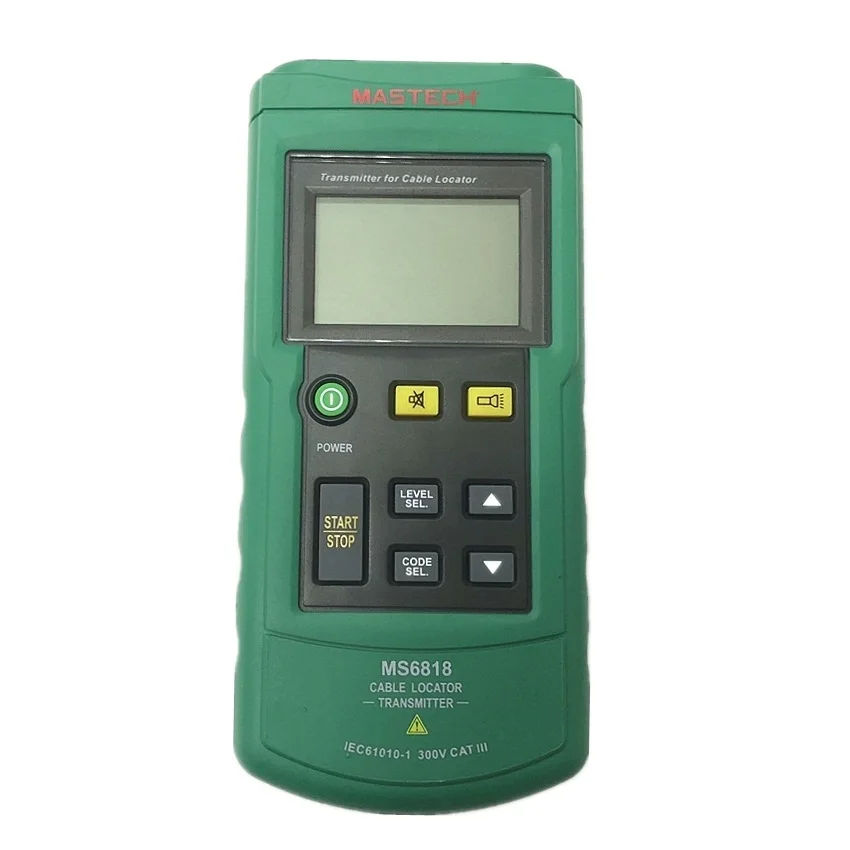 MASTECH MS6818 Advanced Wire Tester Tracker Multi-Function Cable Detector 12~400V Pipe Locator Meter Transmitter Receiver