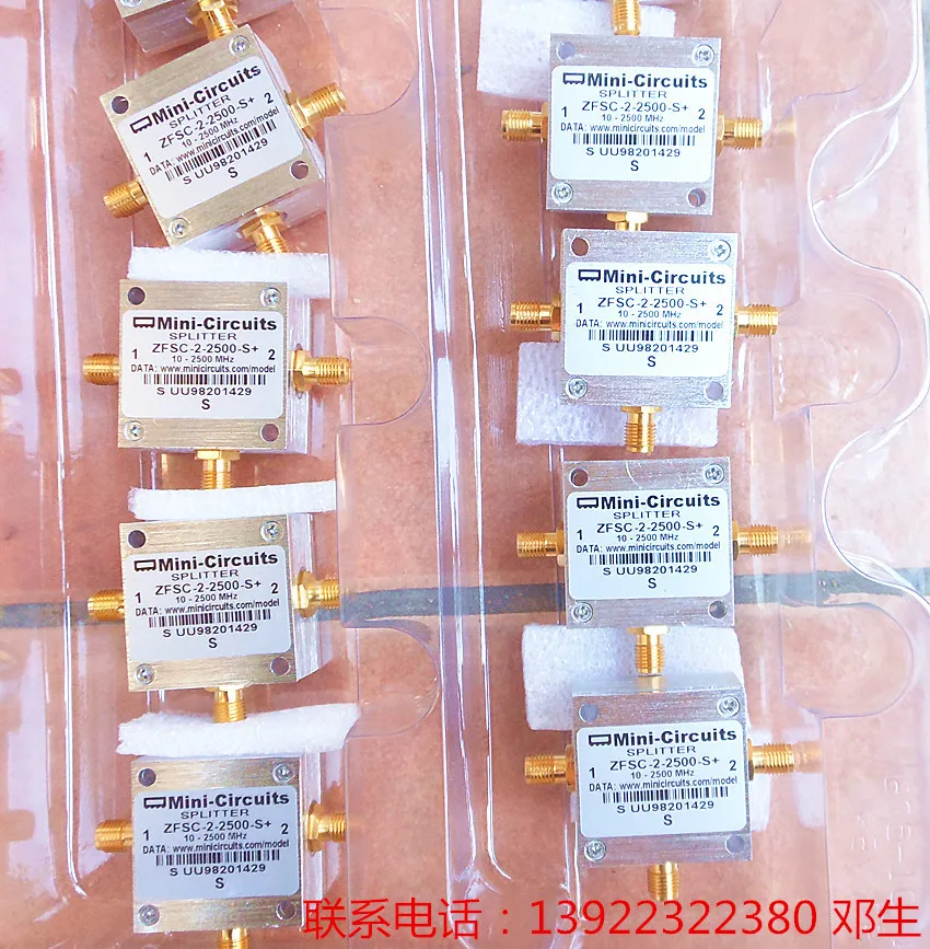 

ZFSC-2-2500-S+ 2 power splitters 10-2500 MHZ