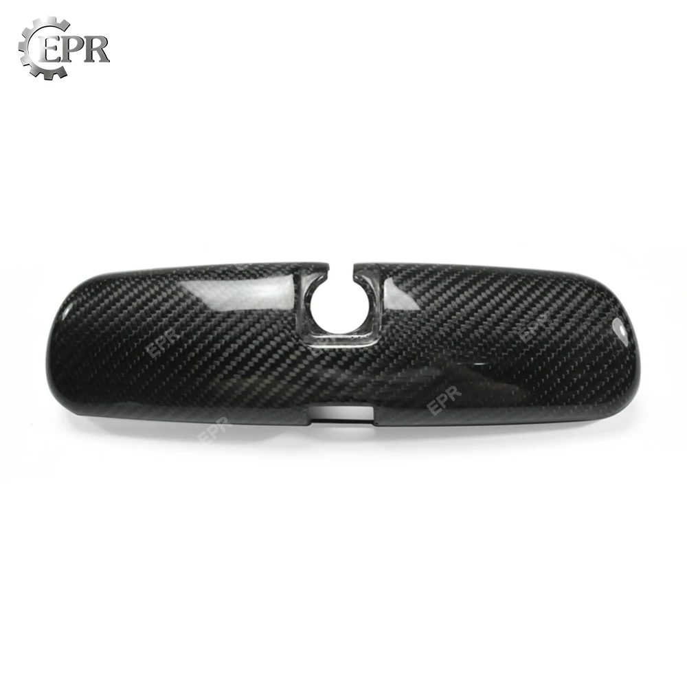 For Mazda MX5 NA NB Carbon Fiber Rear View Room Mirror Cover Tuning Part Trim For MX5 NA NB Interior Carbon Room Mirror Cover