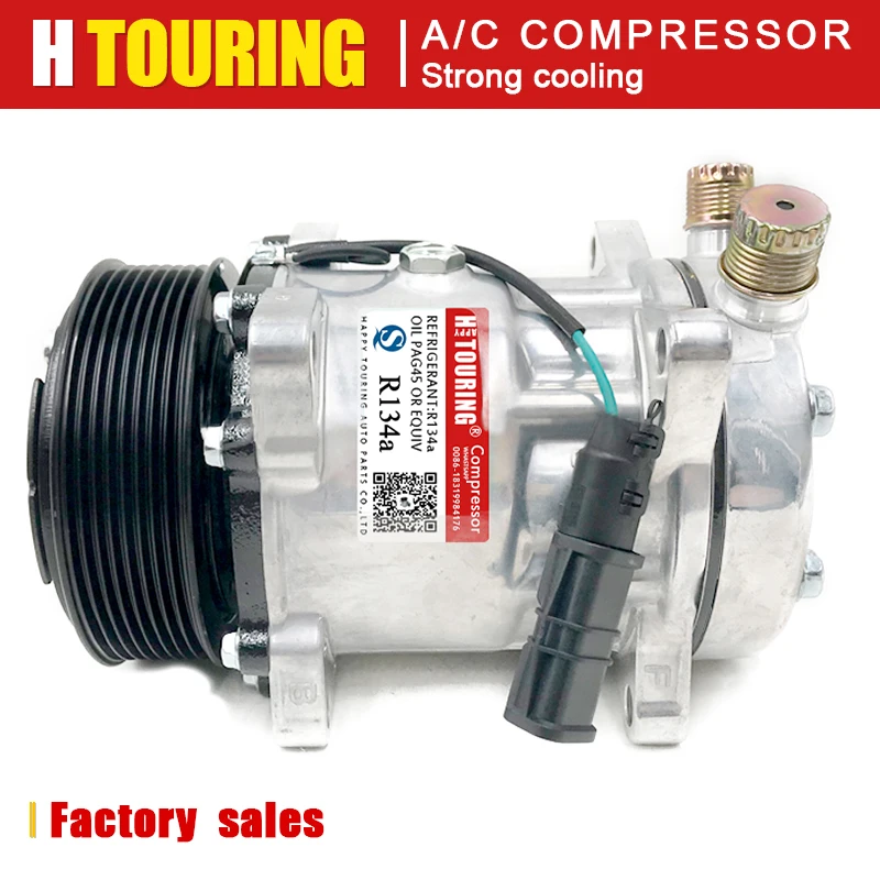 SD7H15 AC Air Conditioning Compressor Cooling Pump For Man truck TGA TGX TGS 51779707028 81619066012 8FK351135-141 TSP0155813