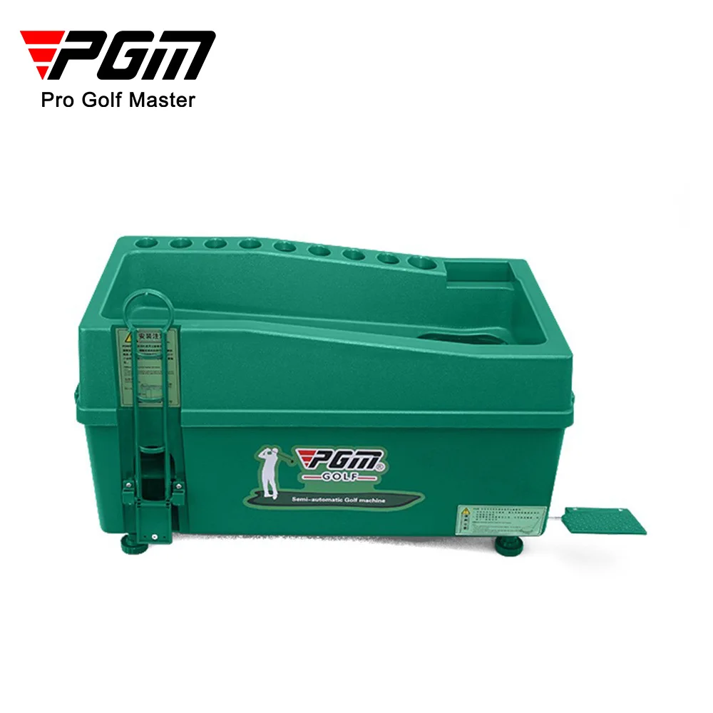 PGM Semi-automatic Golf Ball Machine ABS Material Automatic Golf Ball Dispenser Golf Clubs Holder Golf Training Service Machine