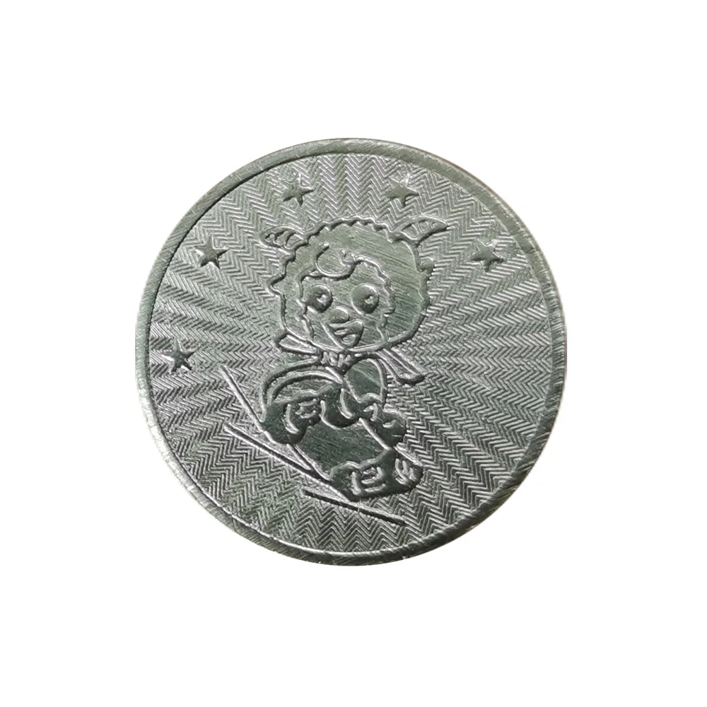 100pcs 23*1.85mm Stainless Steel Arcade Game Machine Token Coins