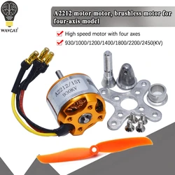 1pcs A2212 Brushless Motor 930KV 1000/1400/1800/2200/2450/2700KV For RC Aircraft Plane Multi-copter Brushless Outrunner Motor