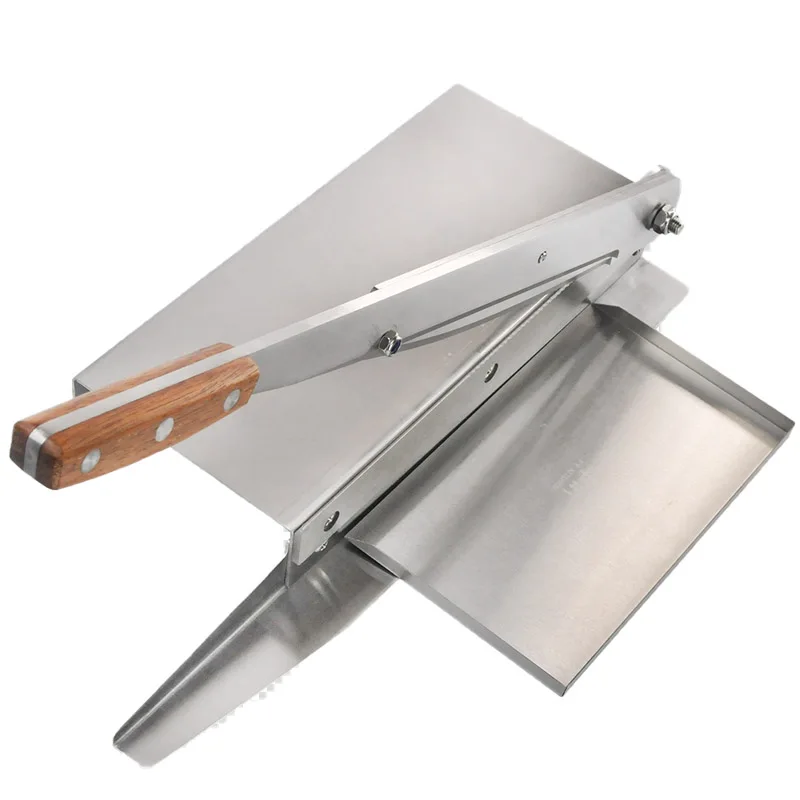 Tagliatrice di ossa da 15 pollici Tagliatrice di ossa commerciale per supermercato Tagliatrice di stecche Piedi di maiale Bacchette di agnello Lama da 33 cm