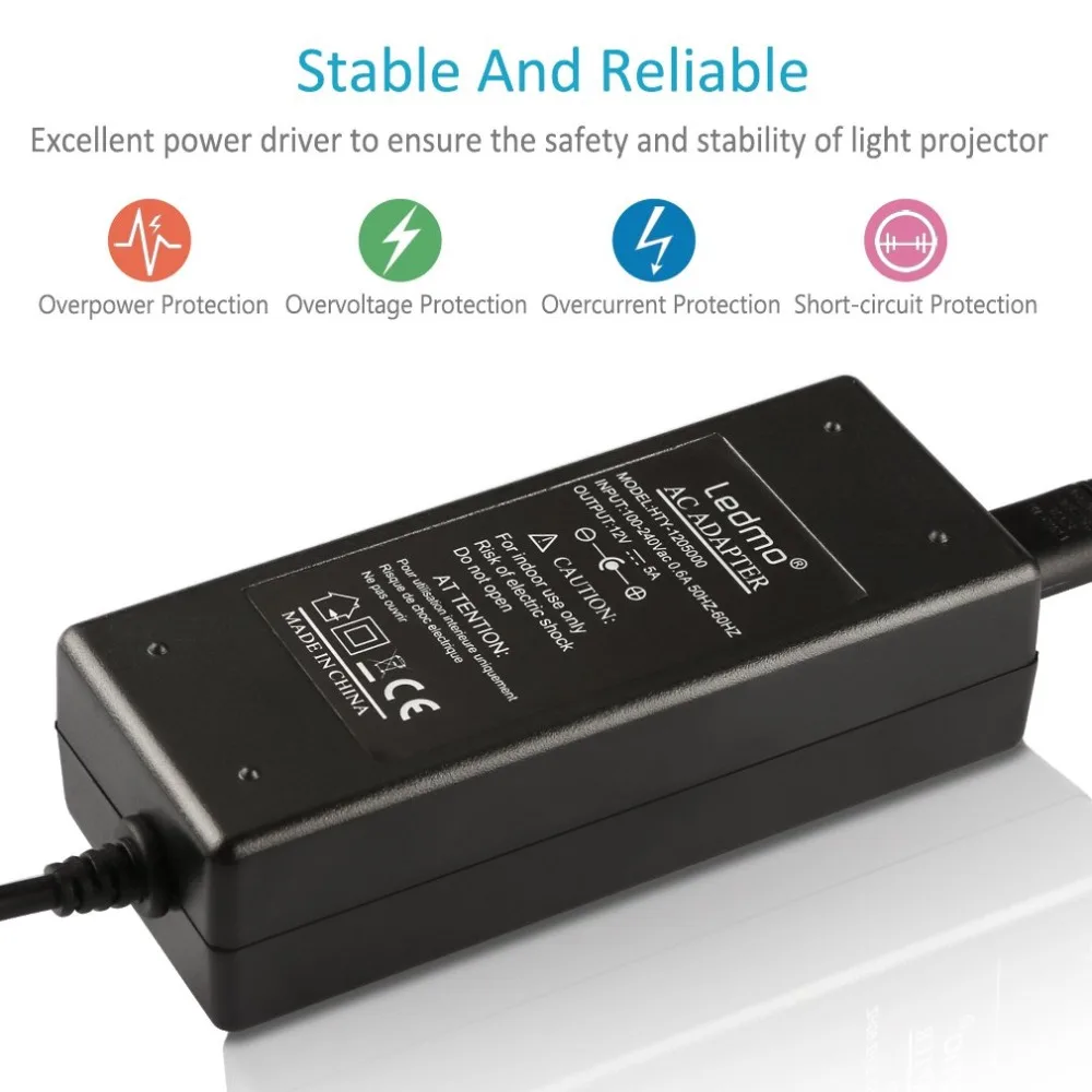 Adaptador de fonte de alimentação, transformação de luz led 2.1 ~ 2.5mm * 5.5mm ac110v/220v para dc 5v 12v 24v, carregador 1a 2a 3a 4a 6a 10a para