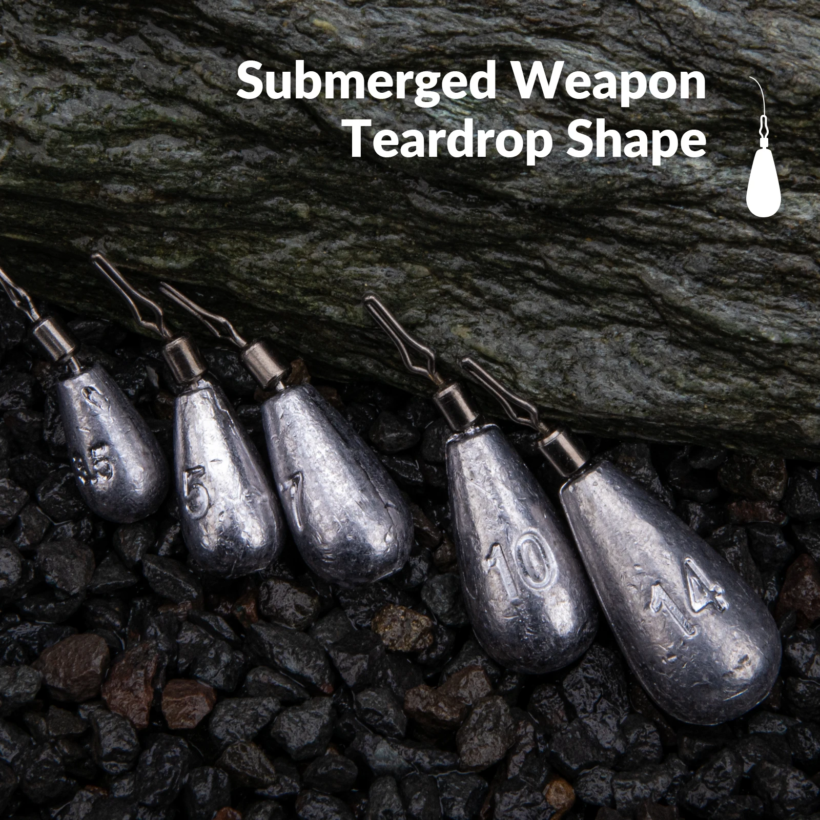 10pcs/lot Fishing Weight Sinkers 3.5g 5g 7g 10g 14g 20g Drop Shot Fishing Weight Carp Fishing Tackle Accessories