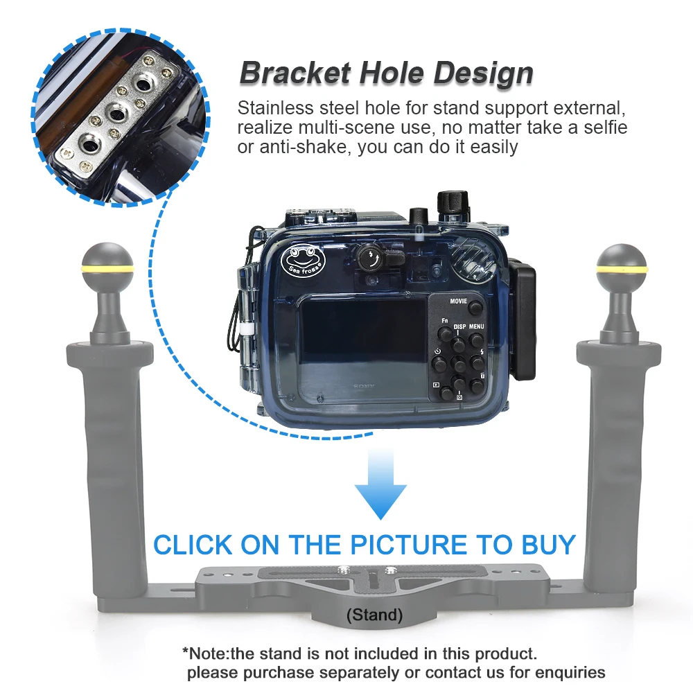 ソニーRX100 I II III IV V VI VIIデジタルカメラ用シーフロッグス ダイビングケース 水中ハウジング 防水カバー 水密バッグ