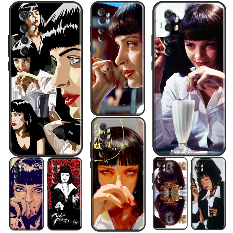 Mia wallace Pulp Fiction For POCO F3 F1 F2 M3 M4 X3 GT X4 X3 Pro Case For Xiaomi Mi 11 Lite Ultra 12 11T Pro Cover