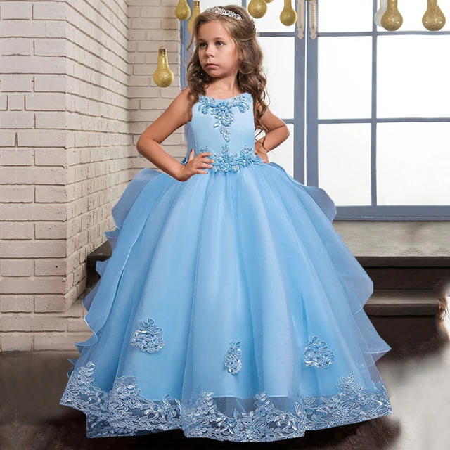 Vestido De Alta Calidad Para Nina Elegante Ropa Formal Para Fiesta De Cumpleanos Navidad Dama De Honor Baile De Graduacion 11 Y 12 Anos
