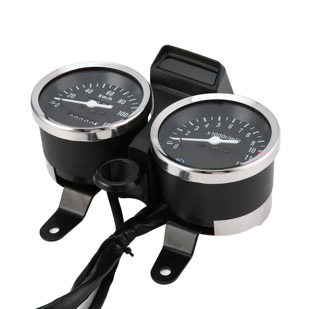 Universal Motorrad Universal Motorrad Meter Lcd-computer-geschwindigkeitsmesser-grüne Tachometer