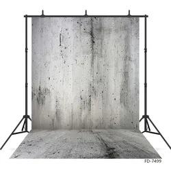 Solid Color Concrete Wall Photography Backgrounds Halloween Vinyl Backdrops for Children Baby Portrait Photocall Photo Studio