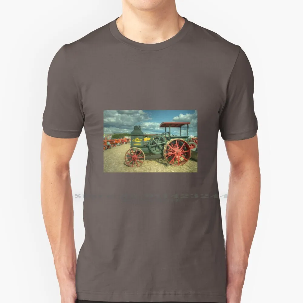 The Rumely Oil Pull 100% Cotton T Shirt Rumely Oil Tractor Traction Engine Machine Old Vintage Classic Heritage American Great