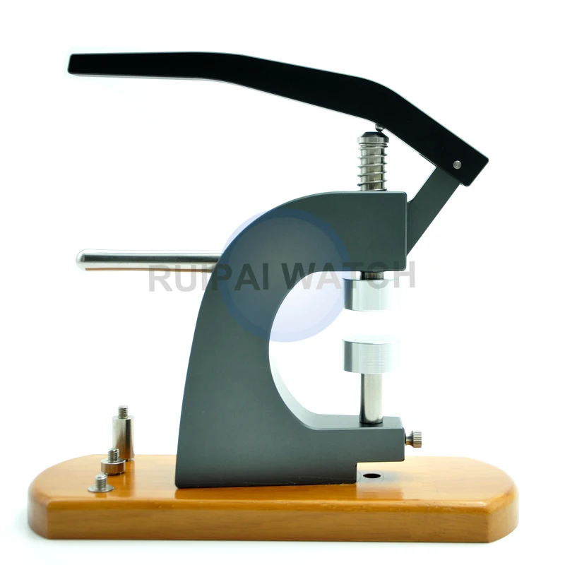 

5500-E New Heavy Duty Watch Press Machine,High Light Wooden Base Watch Press Tool for Watchmakers