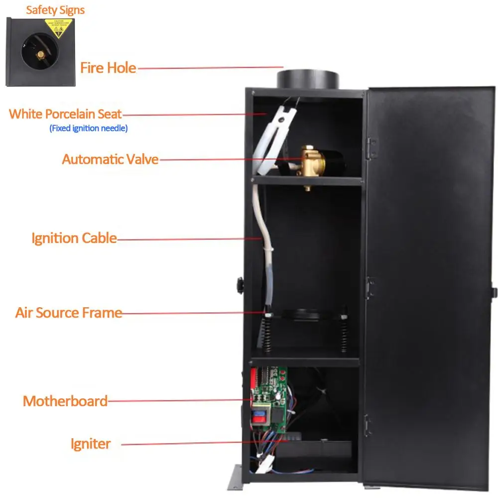 1/2pcs 200W Spray Fire Flame Projectors Stage Wedding DJ Party Show Machine Fire Projectors Machine Professional Stage Projector