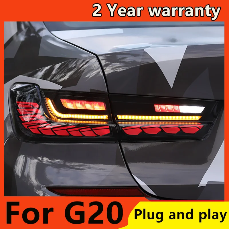 

For BMW G20 3 series Taillight 2019-2021 Rear Light DRL+dynamic Turn Signal+Brake+Reverse For BMW G20 Rear lamp accessories