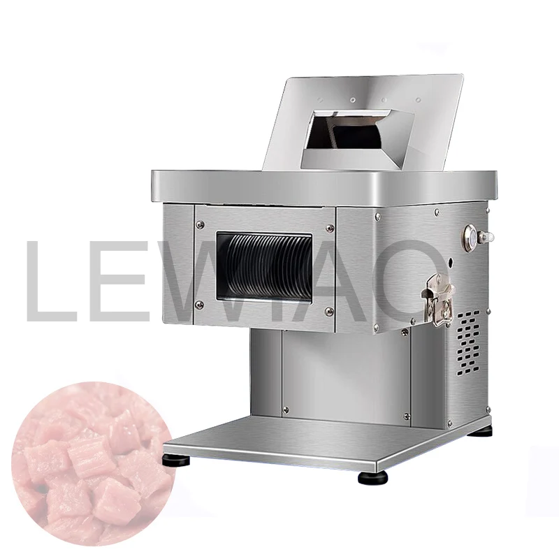 New Commercial Electric Meat Slicer Pure Copper Motor Fast Slicer Automatic Vegetable Cutter Stainless Steel Meat Grinder