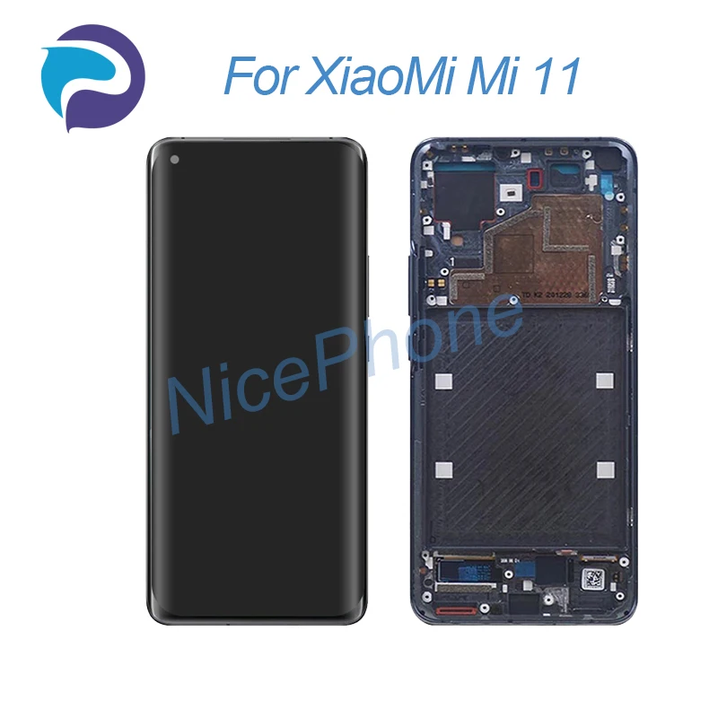 AMOLED for XiaoMi Mi 11 LCD Screen + Touch Digitizer Display 3200*1440 M2011K2C, M2011K2G Mi 11 LCD Screen display