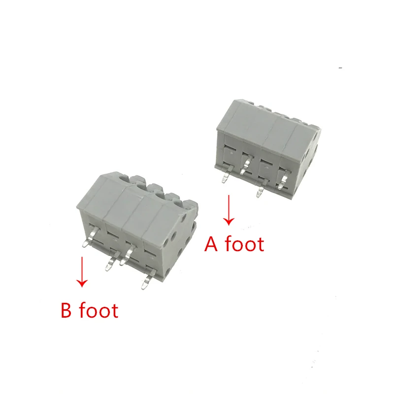 KF250 3.5mm spacing PCB connection terminal Blocks DG250 2P-12P Screwless pressing spring terminal can be spliced 250A/250B