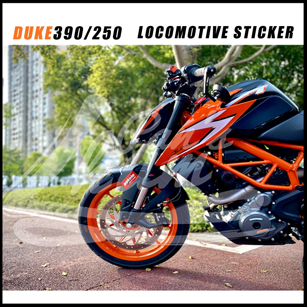 NEW Motorcycle Tank Pad For KTM Sticker DUKE390/250 2017 2018-2021 Moto Tank Sticker Tankpad Side Fuel Tank pad  Stickers Decal