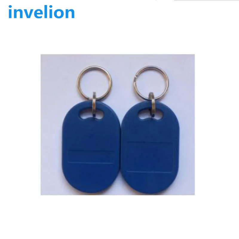 new products cheap cost 50pcs/lot passive TK4100 chip Keyfob Ring keychain Proximity ID tag 125Khz RFID Card key RFID Tag