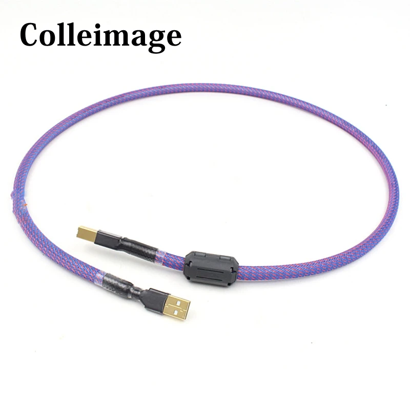 

HIFI USB Cable QED 6N OCC OFC USB Data Cable Type A To Type B Cable USB Audio Video Cable For USB DAC Compute Laptop Projector