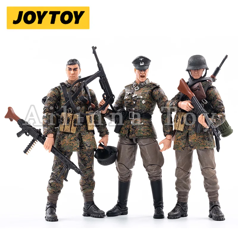 Joytoy boneco de ação 1/18 e 3.75, segunda guerra mundial, alemanha, camuflagem, coleção de anime militar, frete grátis