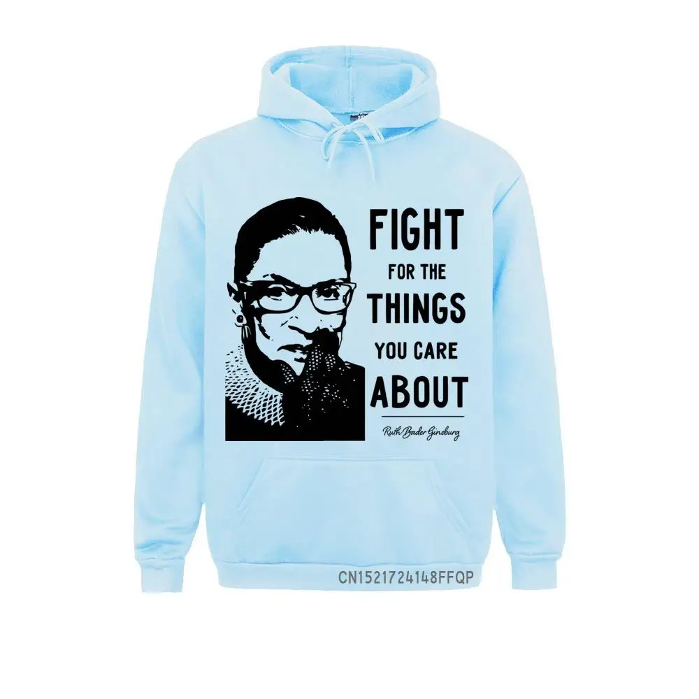 Men Hoodies Pullover Adult Judge RBG Ruth Bader Ginsburg Tribute I Dissent Crown Ink Art Your Sweatshirts Guys Coat