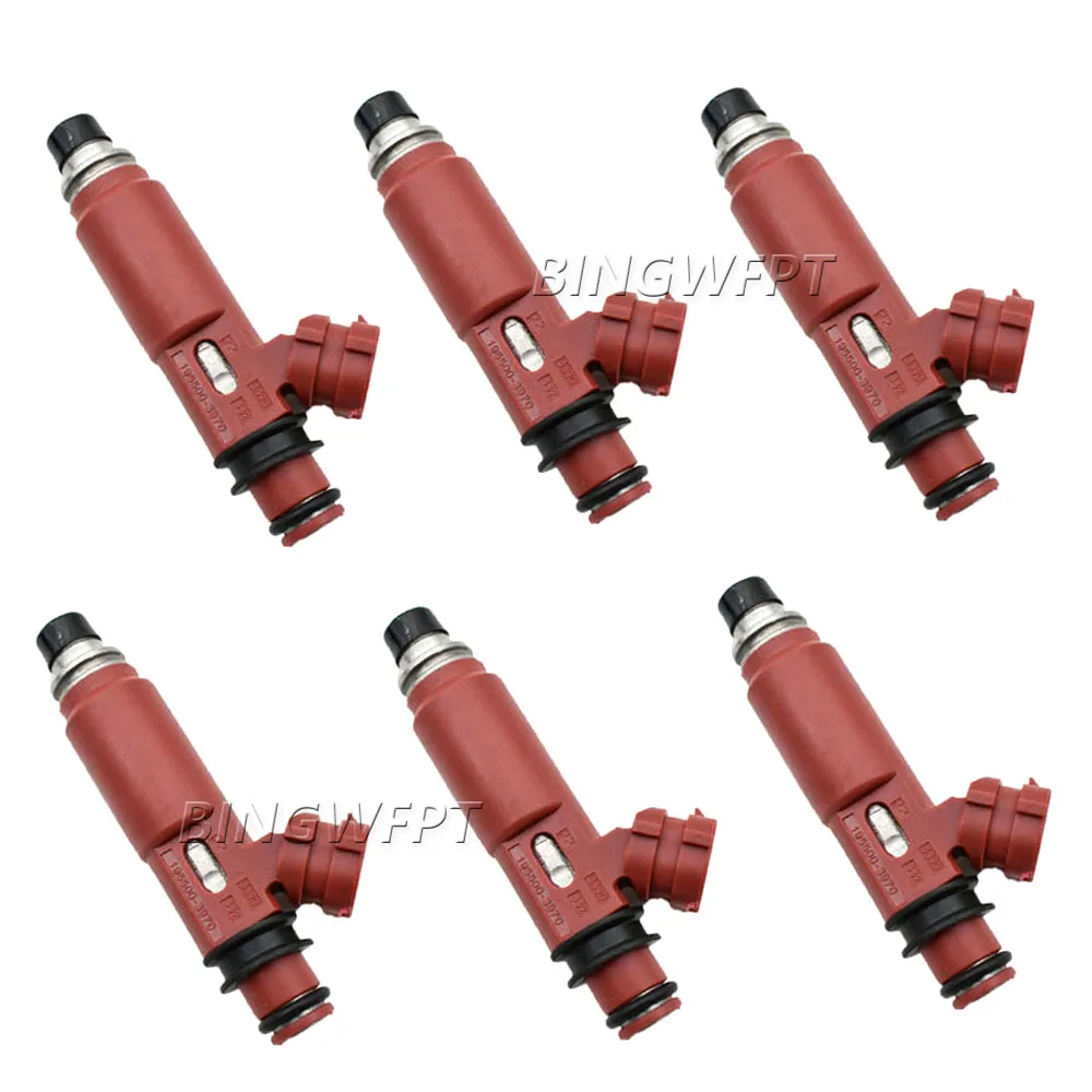 6Pcs Fuel Injector Nozzle for 2001 2002 Mitsubishi Montero 3.5L V6 Part Number: MD357267 195500-3970 1955003970